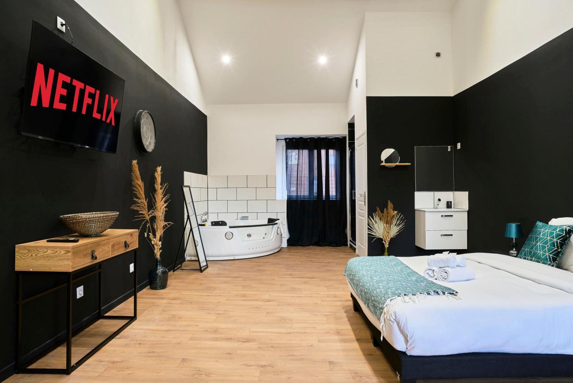Ng Prestige - Lille L Roubaix Trichon - Balneo - Netflix - Wifi Lägenhet Exteriör bild