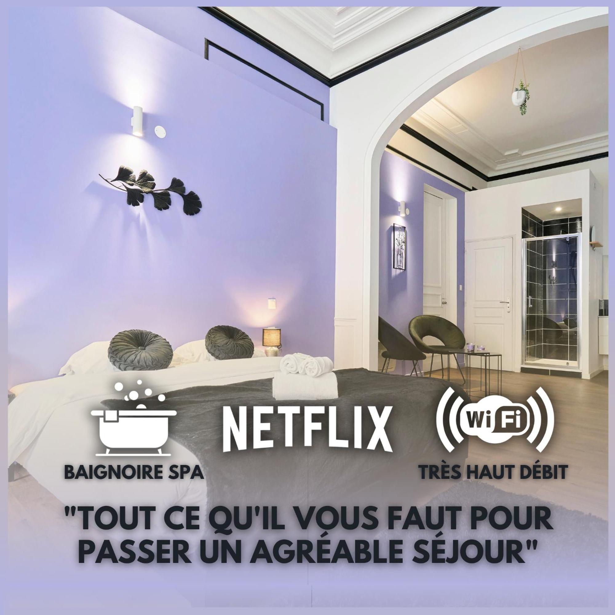 Ng Prestige - Lille L Roubaix Trichon - Balneo - Netflix - Wifi Lägenhet Exteriör bild